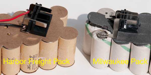 Harbor frieght batteries and Milwaukee Batteries