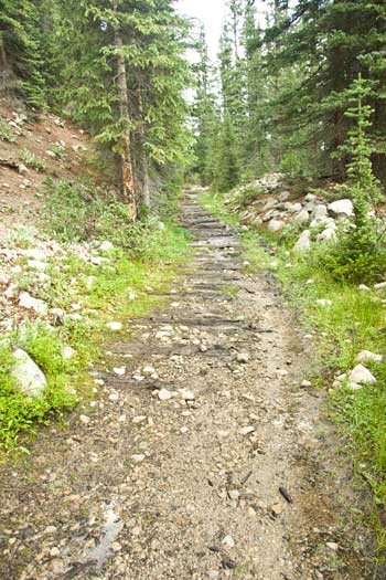 East Portal Alpine Tunnel Road Bed