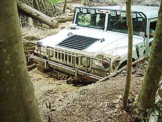 Hummer in Mud