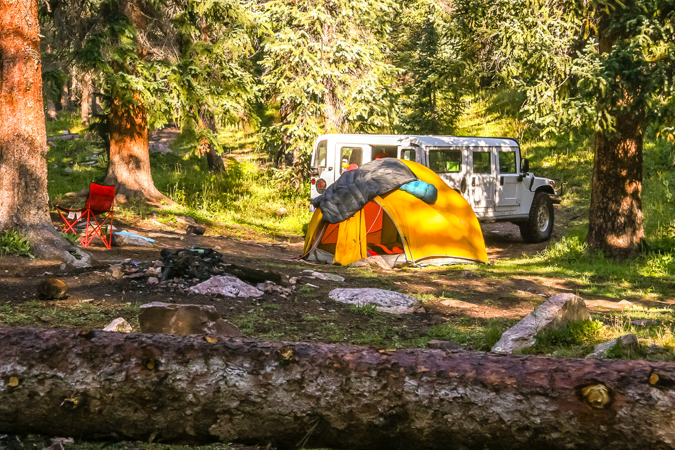 Camping at Kite Lake, CO  Near Beartown and Stony Pass